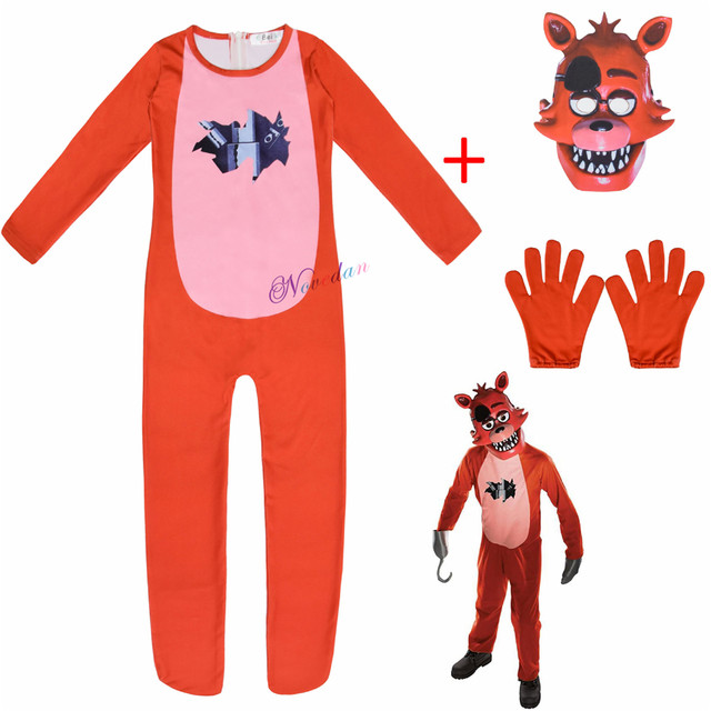 New Halloween Fnaf Freddy Costume Kids Fredy Superhero Boys Girls Funny  Party Child Animal Anime Cosplay Carnival Suit Jumpsuit - Cosplay Costumes  - AliExpress