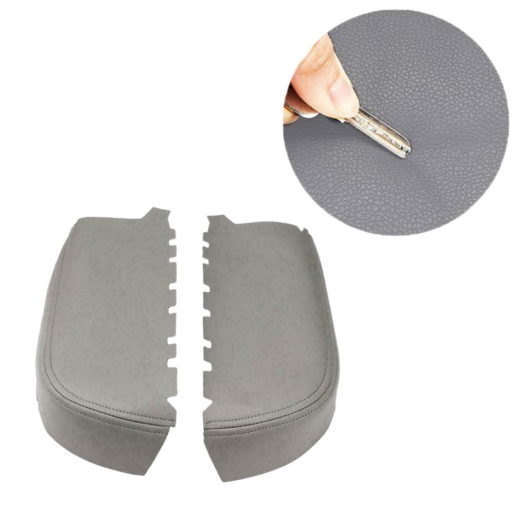 2 Pieces Front Armrest Covers Leather Moulding Fit for   09-2015