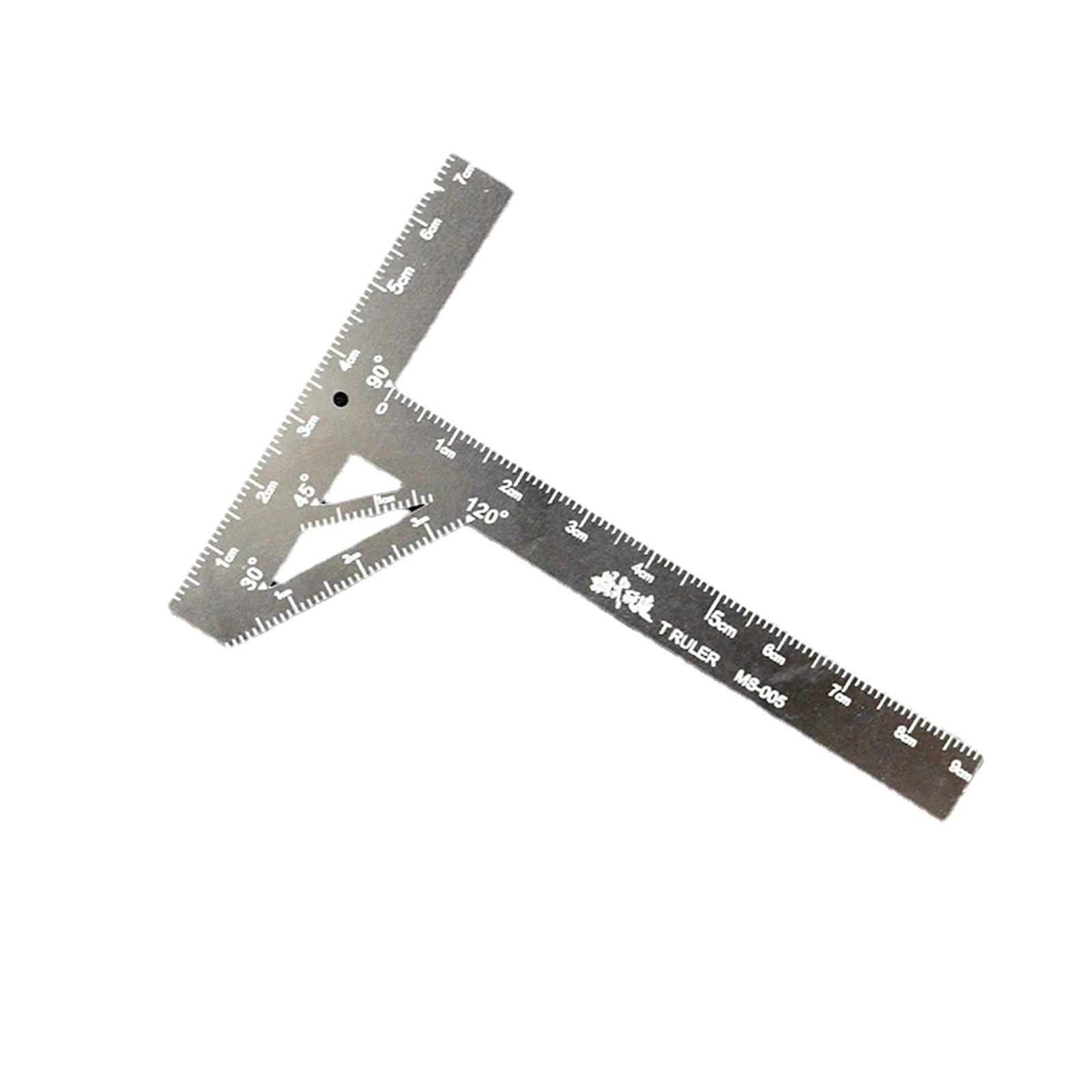 Transform Stainless Steel T-shaped Ruler Upgrade Modeling Craft