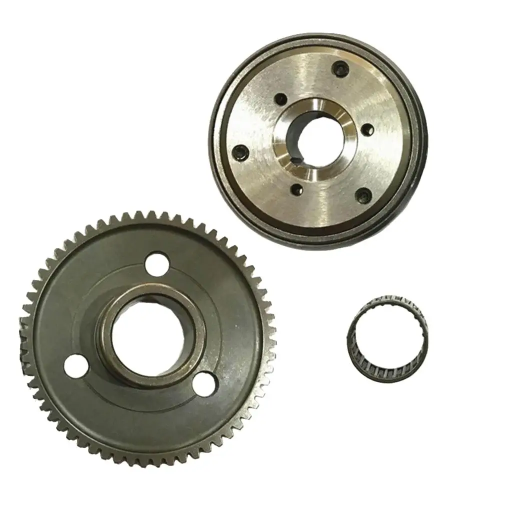 1 Set Motorcycle Starter Clutch Replacement Starter Clutch -way Gear for GY6