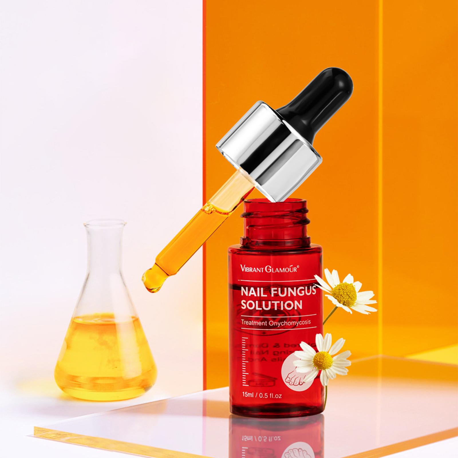 Nail Toe Anti Fungal Serum 15ml Nail Repair Serum Natural Essence Oil for Nourishing Care Discolored Nails Fingernail Toenail