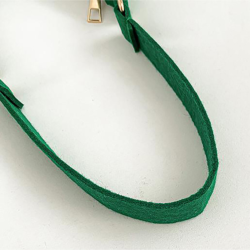 Candy Color Advanced Design Textur Achsel Handtaschen Filz Umhängetaschen für Frauen Frauen Subaxillar Tasche Geldbörsen Halbmond Tasche – Detail 10