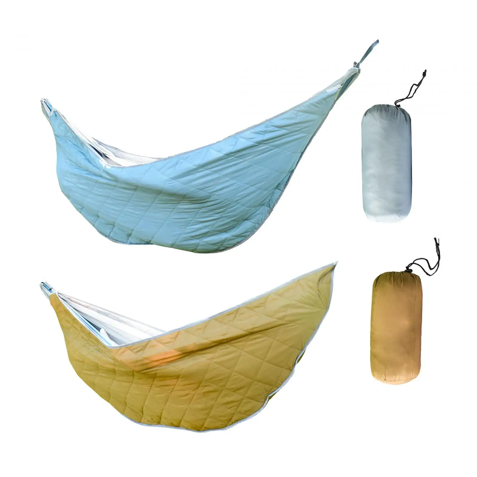 Camping Hammock Ultralight Insulation Cover Breathable Autumn and Winter Warm Hammock for Garden Hiking Backyard Travel Trekking