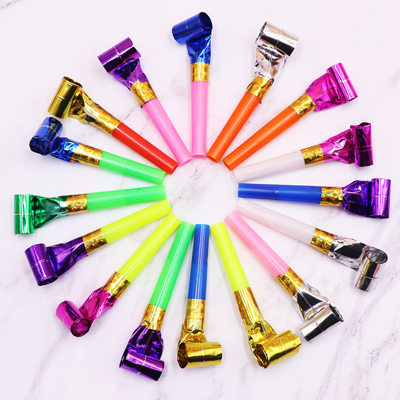 Description Picture 3 of item10Pcs/Lot Funny Blow Out Party Noise Maker Gift Kids Birthday Kids Playing Toy Blowing Dragon Whistle Noise Maker Party Decor