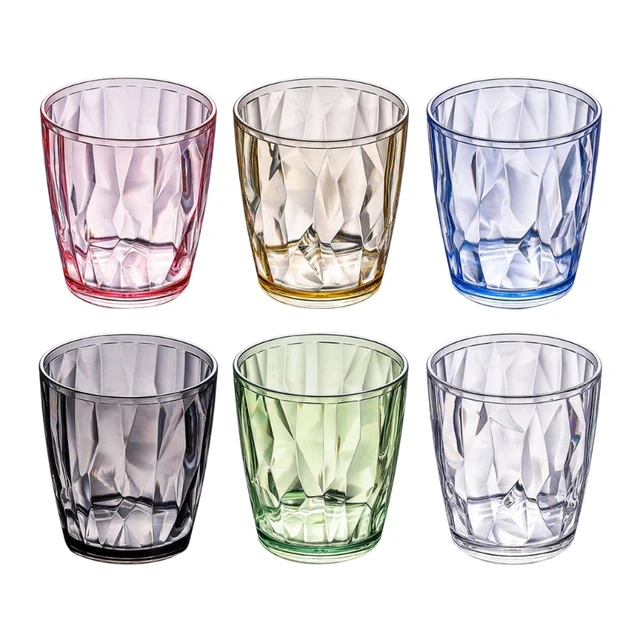 SARDFXUL Acrylic Drinking Glasses Shatterproof Water Tumblers Unbreakable  Reusable Beer Champagne Cup Dishwasher Safe For Party Acrylic Water  Tumblers Durable Dishwasher Safe Party Cups Drinkware