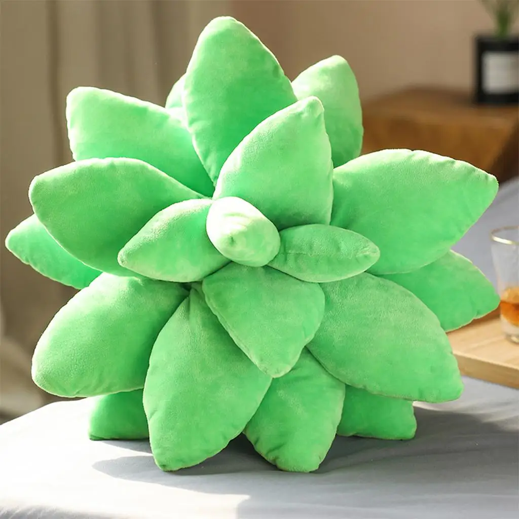 2x Succulents Cactus Throw Pillow Novelty Soft Cushion Farmhouse Decor