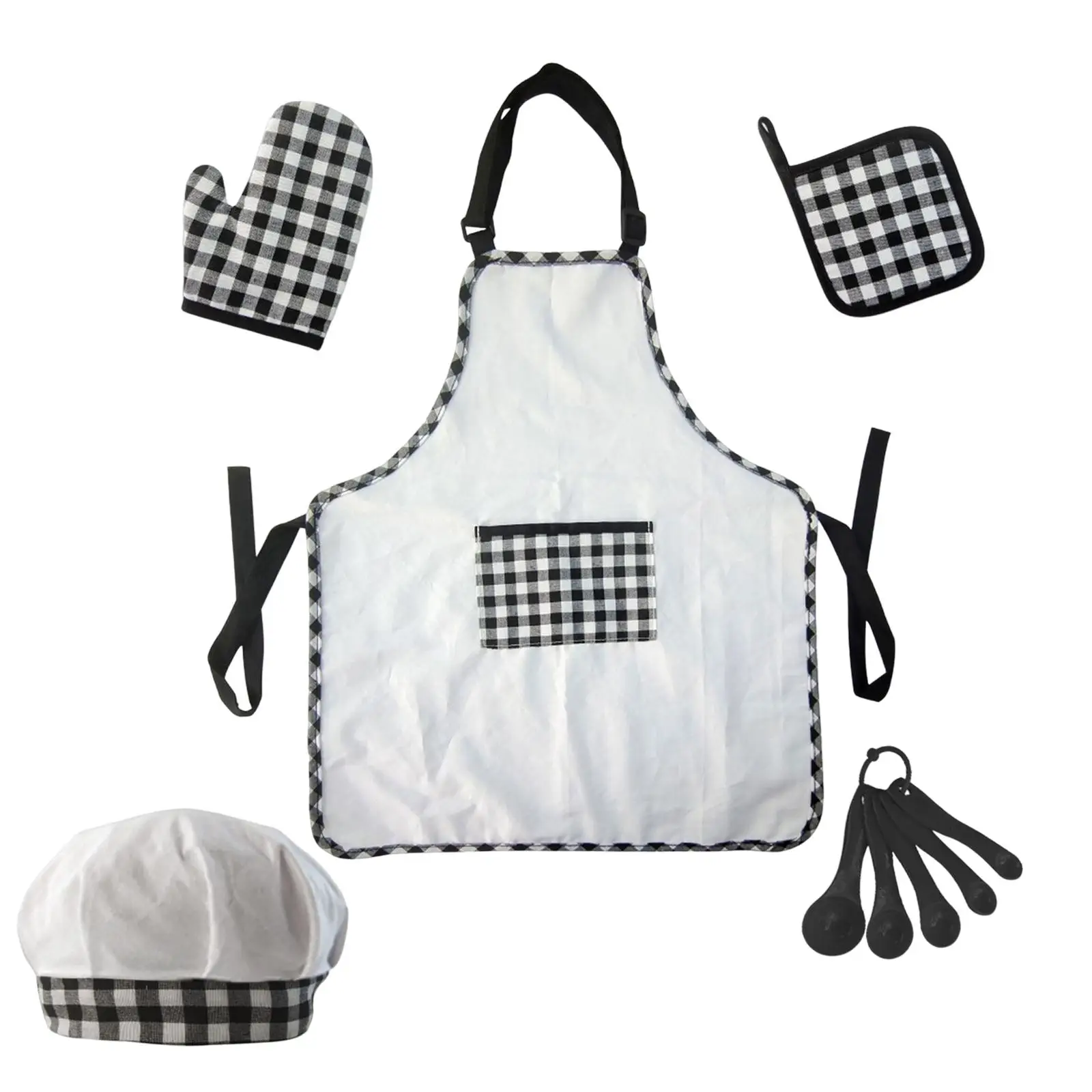 Cooking and Baking Set Bake Supplies Accessories Chef Hat Spoon Oven gloves