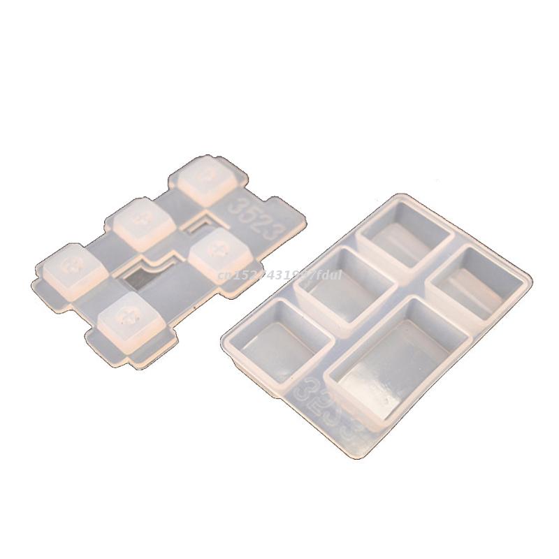 Epoxy Resin Mold Computer PC Gamer Pet Paw Keycaps Silicone Molds Compatible for Cherry MX Mechanical Gaming Keyboard