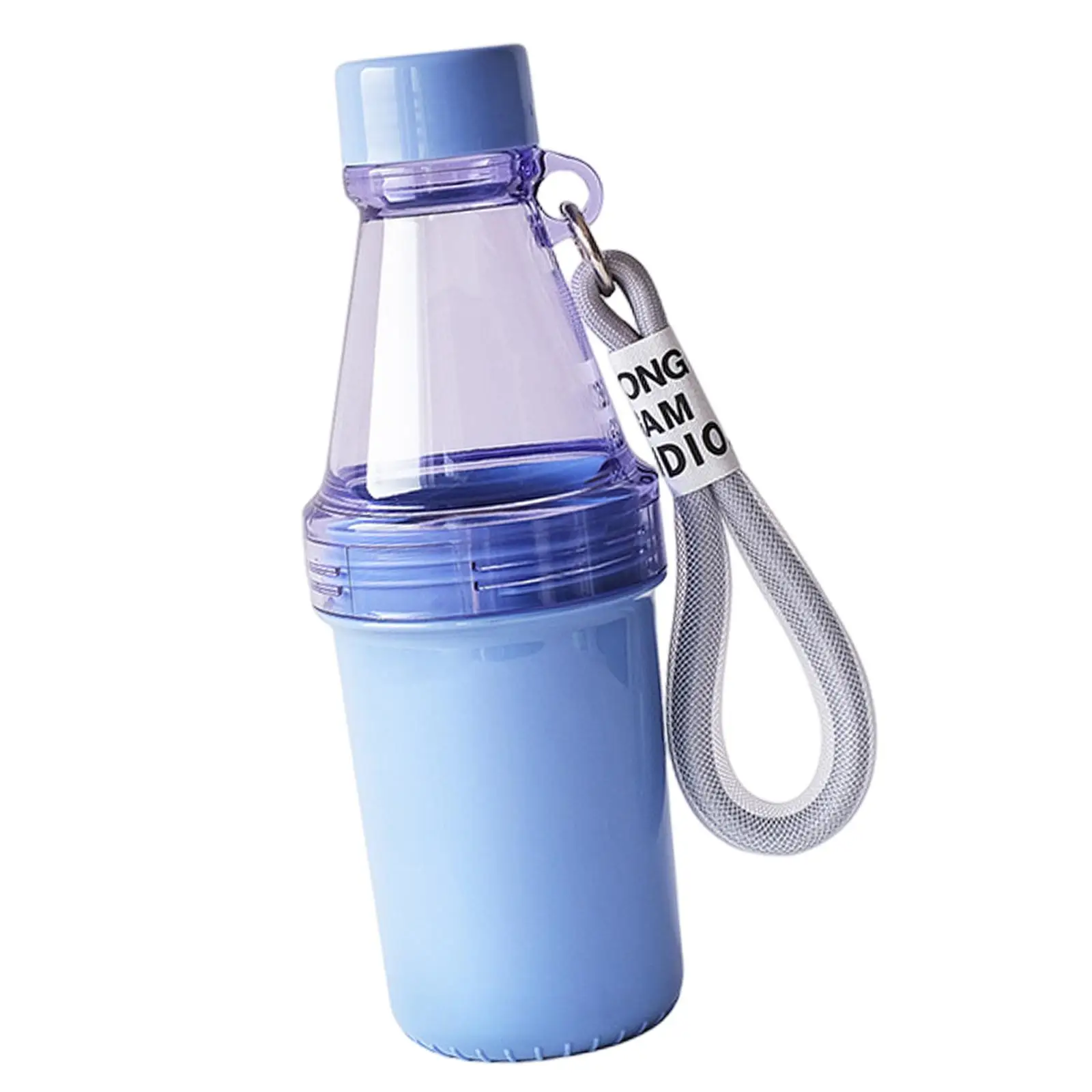 Cold Water Bottle, Sports Bottles, Double Section Cup Drinkware with Sticker