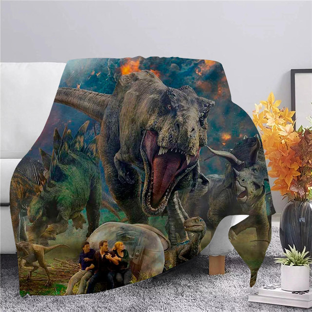 Feelyou Pequeno 129,5 cm x 150 cm de desenho de dinossauro para pendurar na  parede meninos meninas 3D impressão tapeçaria para crianças mulheres homens  ultra macio selva dinossauro cobertor de parede animal