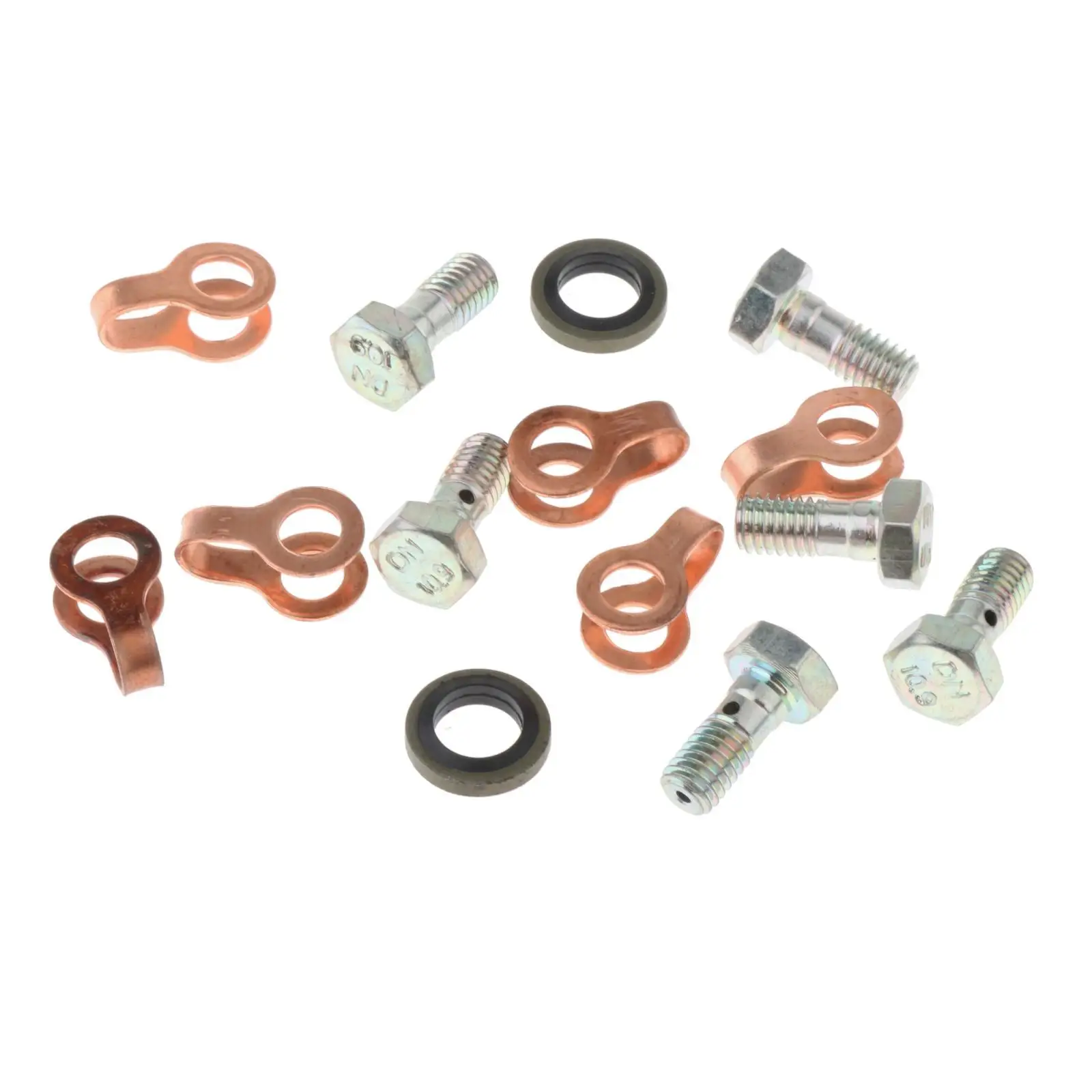 Fuel Return Line Banjo Bolts Replacement Accessories Automotive Bolts and Gasket Repairing Set for Industrial 12V Engines