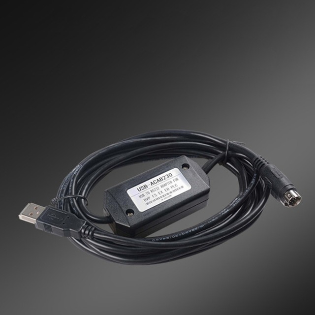 PLC Programming Cable for USB-DVP EX EH Series Cable for USB