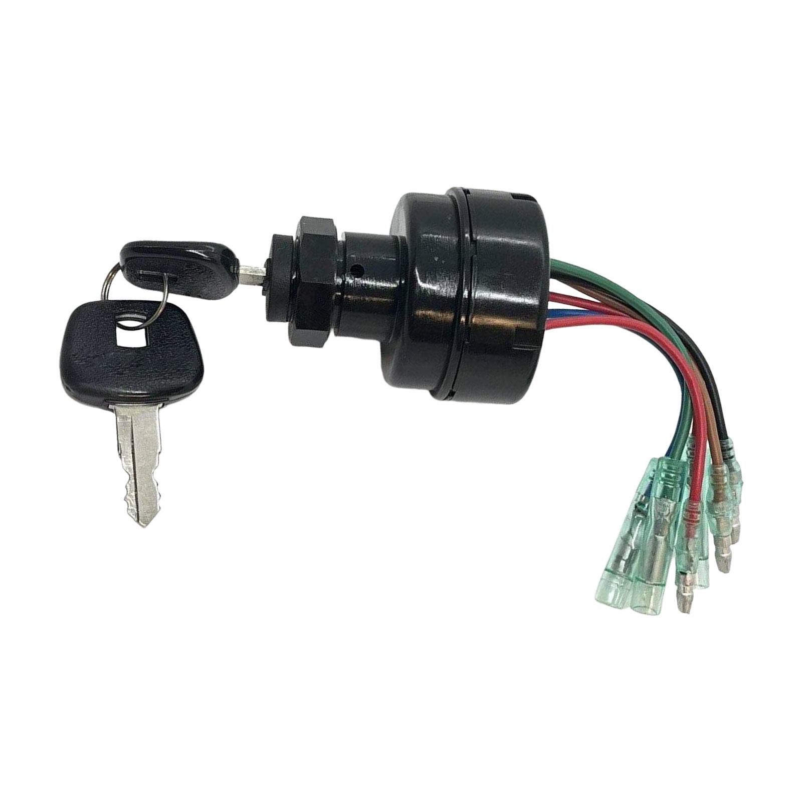 Ignition Key Switch 353-76020-3 Boat Engine for Tohatsu RC5B Spare Parts Easy