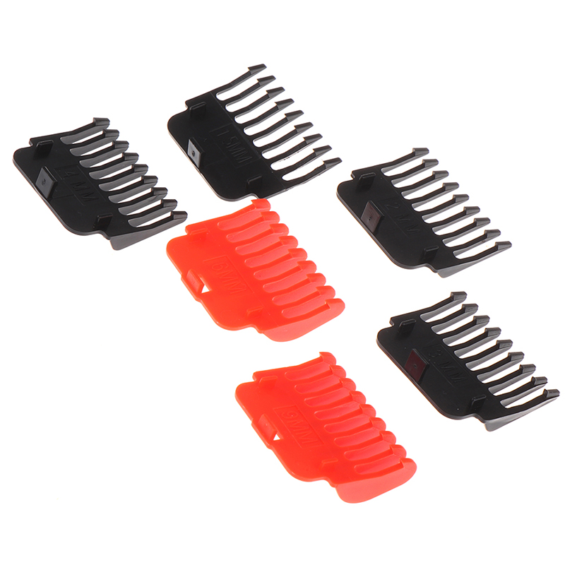 Description Picture 5 of item1 Set T9 Hair Clipper Guards Guide Combs Trimmer Cutting Guides Styling Tools Attachment Compatible 1.5/ 2/ 3/ 4/ 6/ 9mm