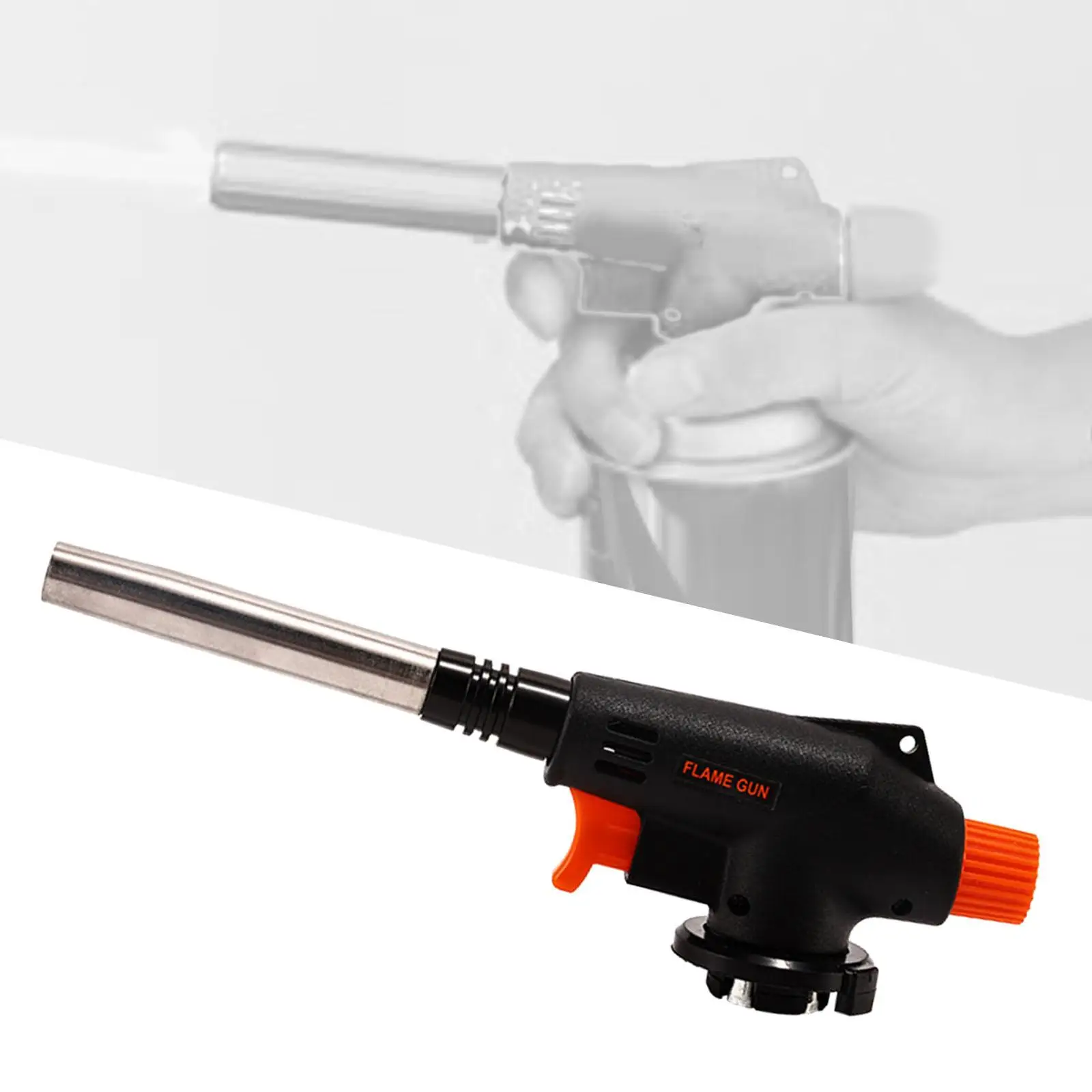 Gas Blow Torch Adjustable Heating Blower BBQ Cooking Flame Lighter