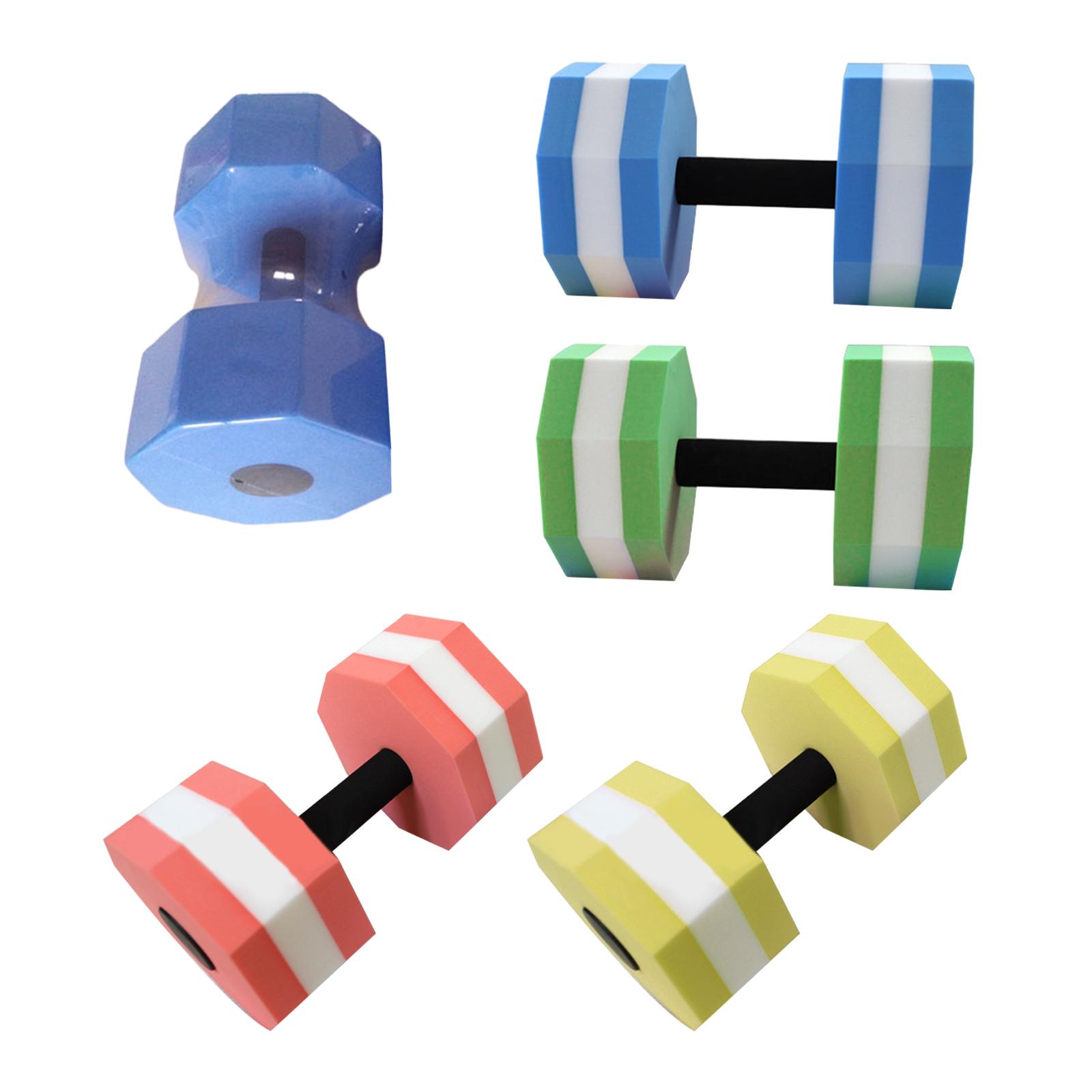 Aquatic Dumbbell Workouts Pool Water Sports Aquatic Barbell for Water Aerobics Foam Dumbbell for Adults Men Women Unisex