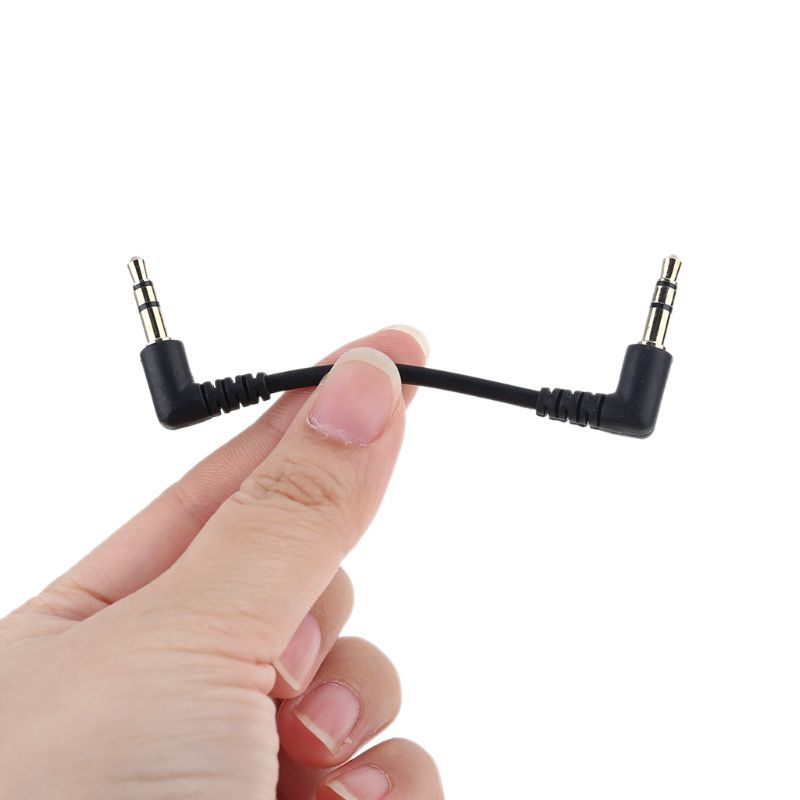 Title 2, 7cm Dual 3.5 mm Cable Cord Right Male/Male Aux ...