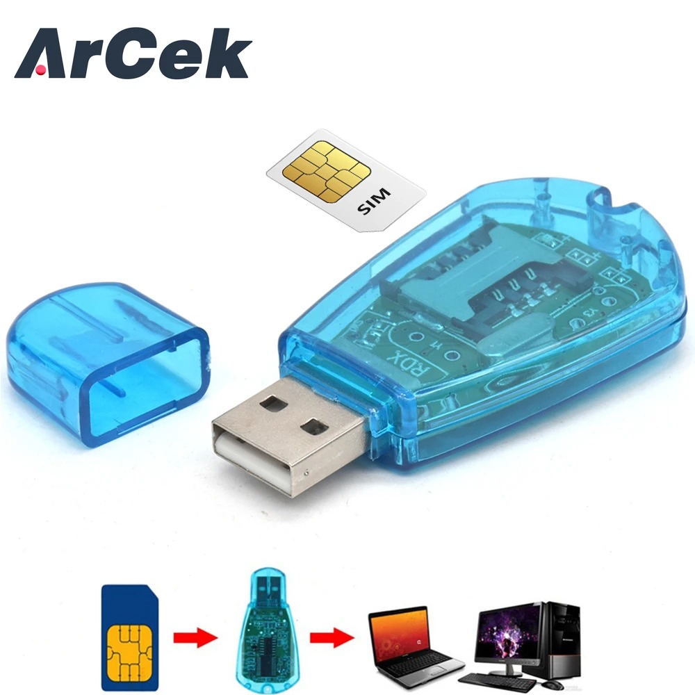 Устройство для чтения SIM-карт стандартное с USB-портом | AliExpress