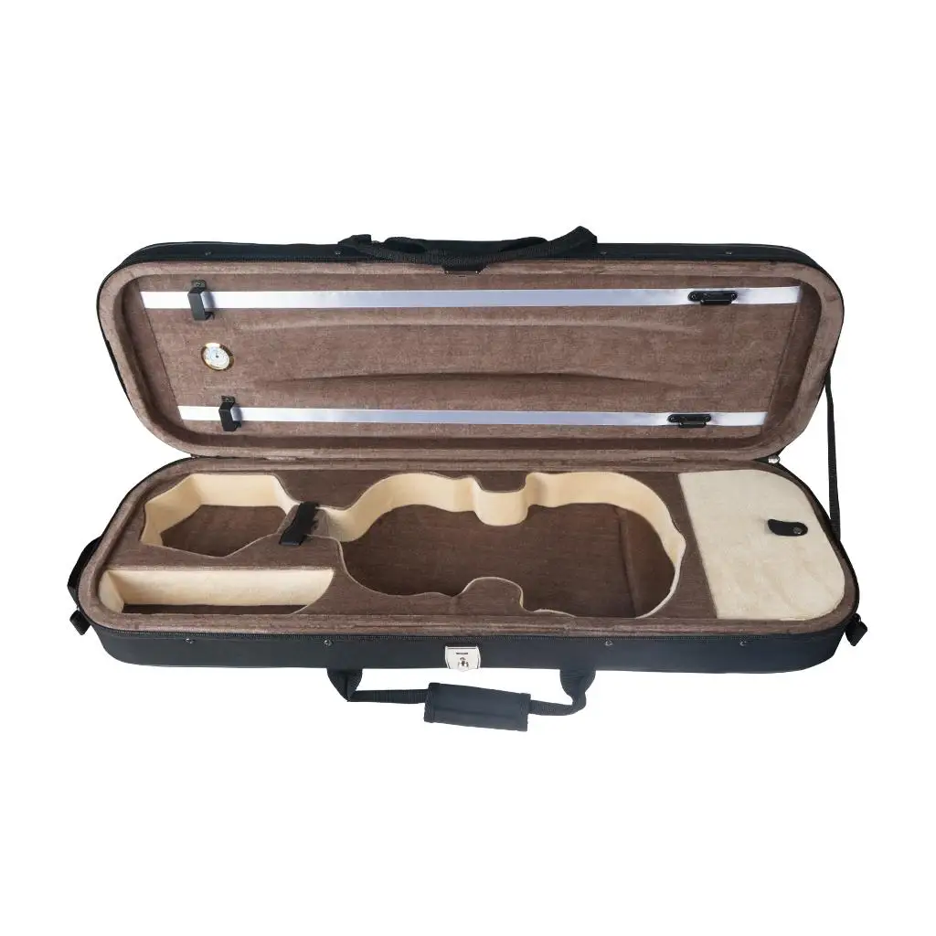 Professional Super Light Suspension Violin Hard Case for 1/2 Violin, with Adjustable Straps