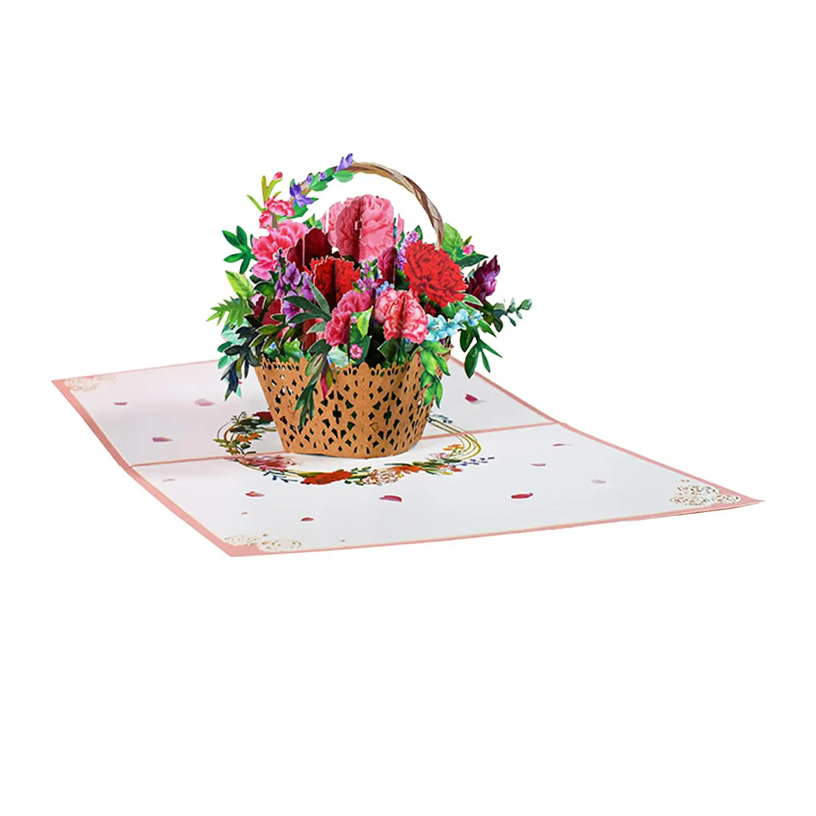 3D Greeting Cards with Note Card Creative Popup Greeting Card for Thinking You Wedding Birthday Party Favors Mother`s Day