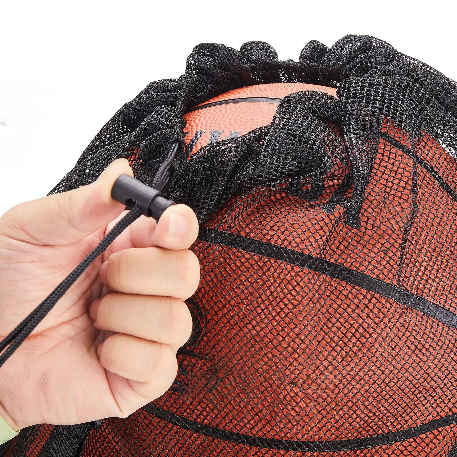 Basketball Shoulder Bag Tote Basketball Mesh Bag for Football Softball Rugby