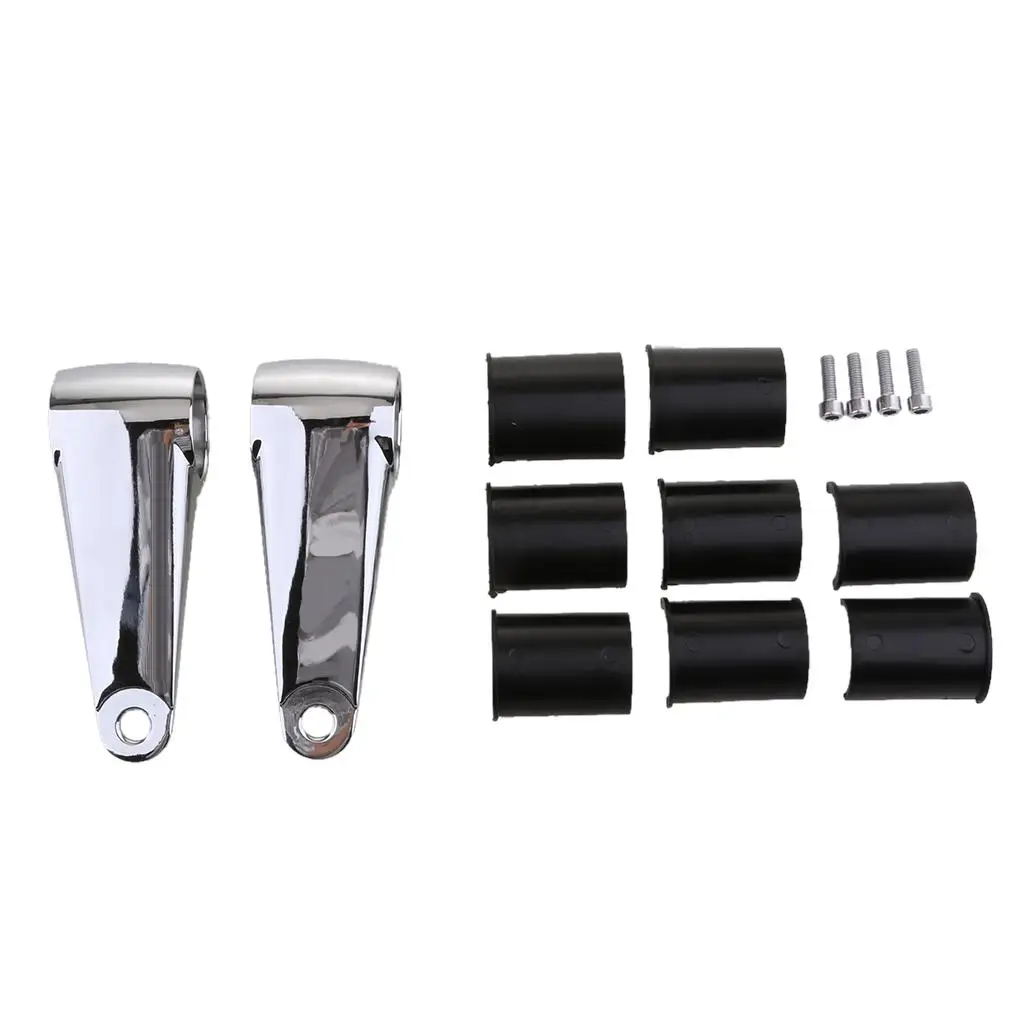 1 Set of Motorcycle Headlight Light Bracket Turn Signal Fork Clamp Mount for