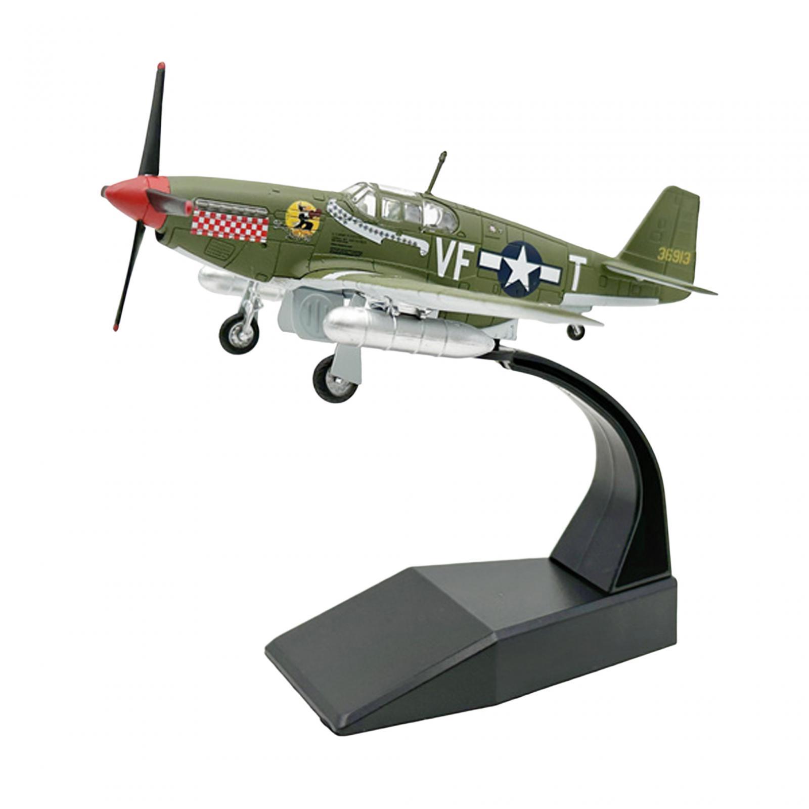 Модель самолета P51 из сплава 1/72 P51, миниатюрные игрушки в память  авиации с подставкой для гостиной, офиса, спальни, бара, книжная полка |  AliExpress