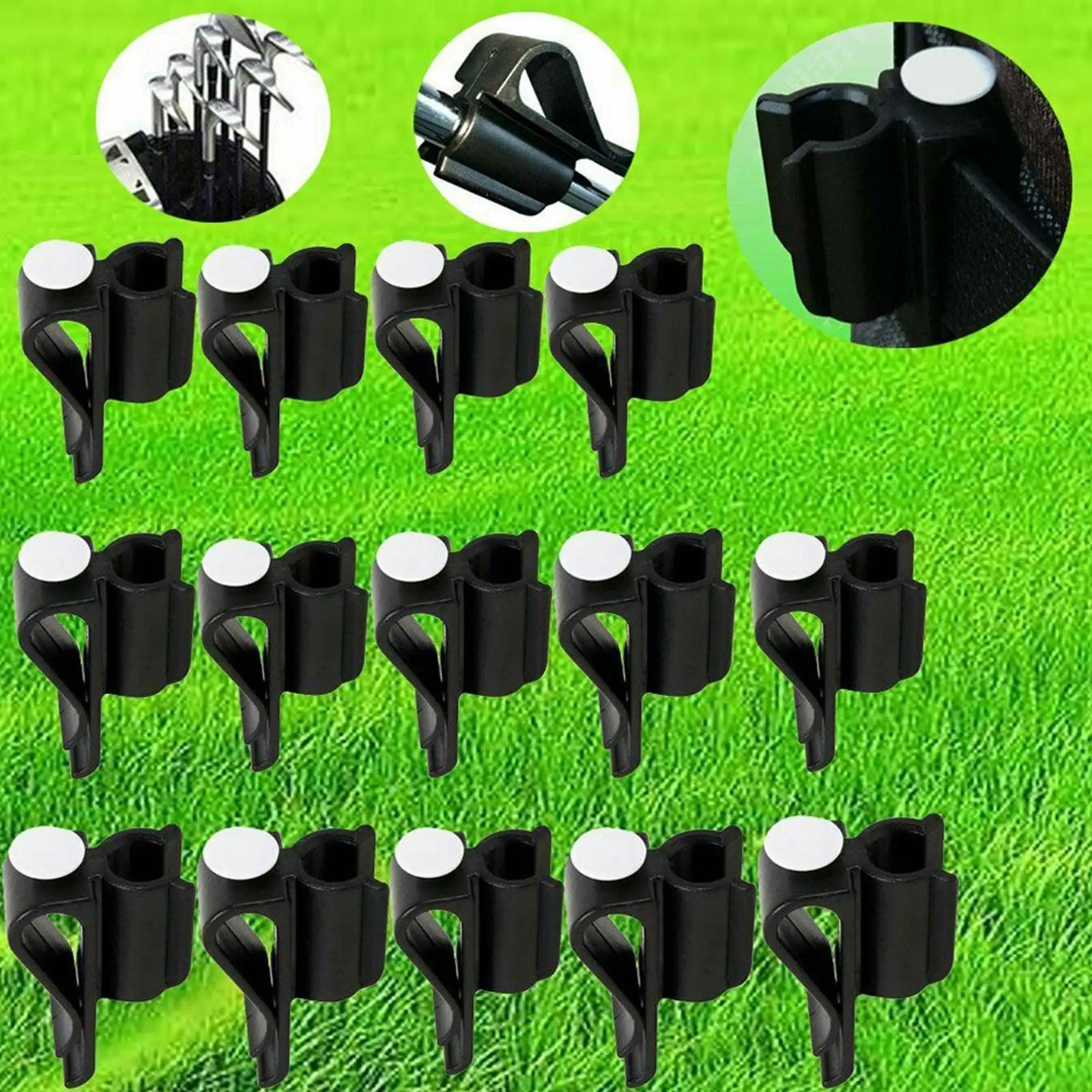 Durable Plastic Black Putting Clip Golf Accessories for Men Women Golfer