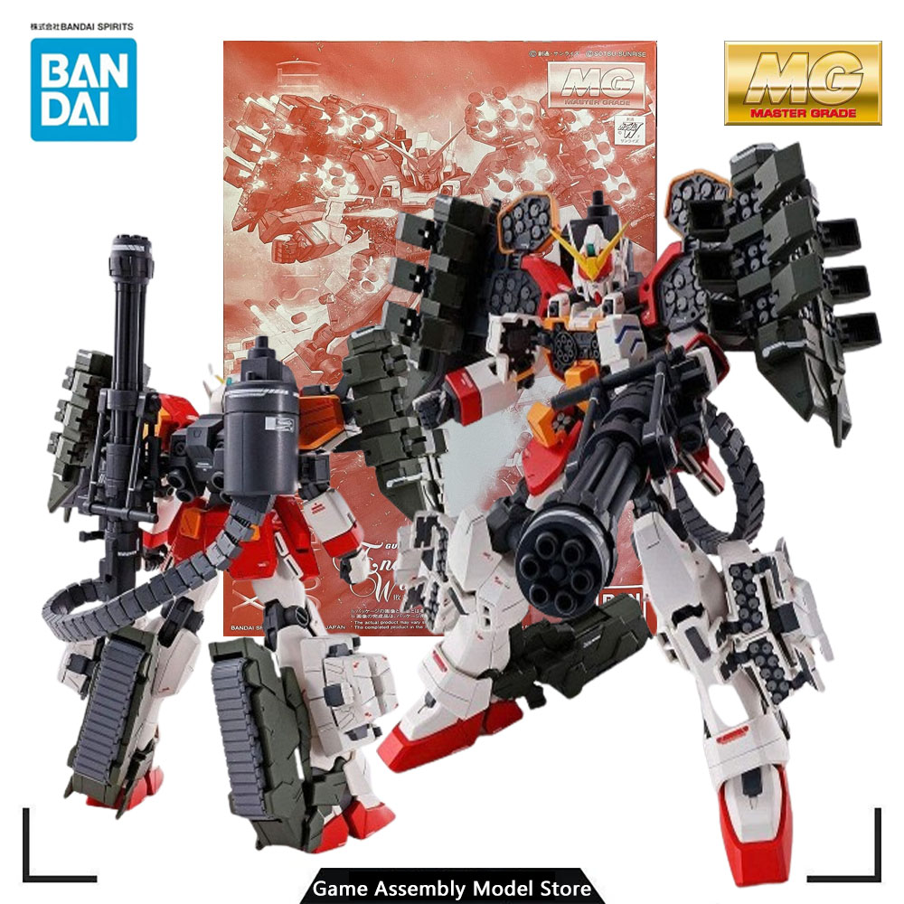 Набор оригинальных моделей Bandai MG 1/100 MG 1/100 Gundam Heavyarms EW  Igel пластиковая модель комплект Аниме сборка игрушка экшн-фигурка