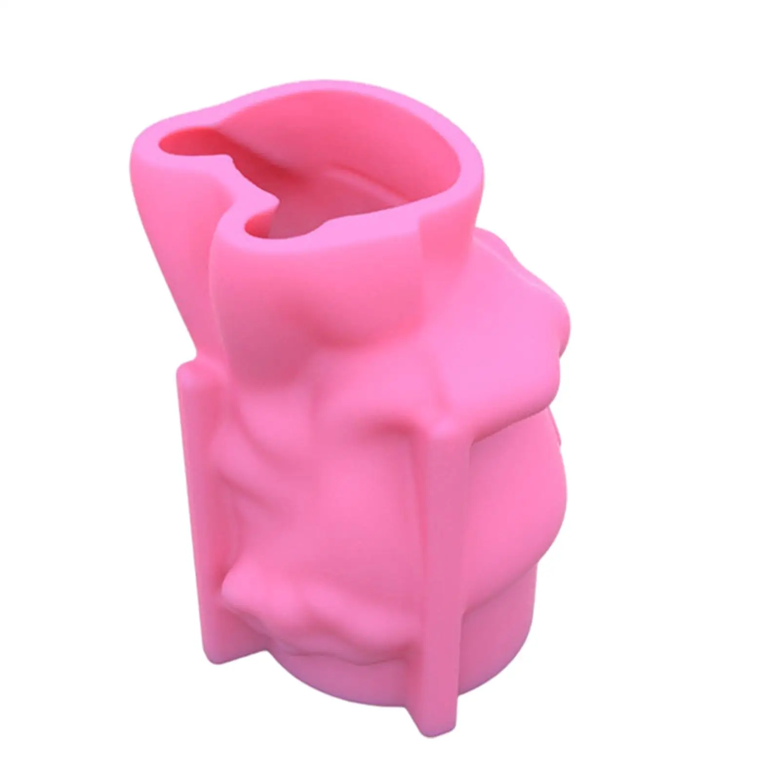 Cute Girl Silicone Mold Epoxy Resin Casting Flower Pot Mould Concrete Vase Succulent Pot Pen Holder Mold Chocolate Cookie Decor