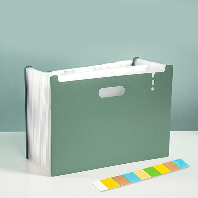 Expanding Accordion File Folder – 7-Pocket Organizer For Receipts, Cards, Coupons, Documents