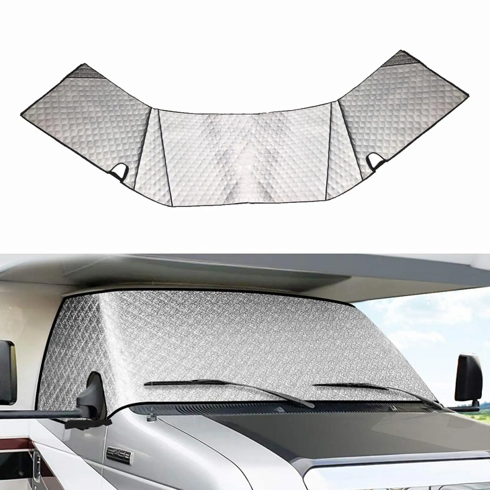 Windshield Sunshade Cover Durable  Protect  Visor for RV Motorhome