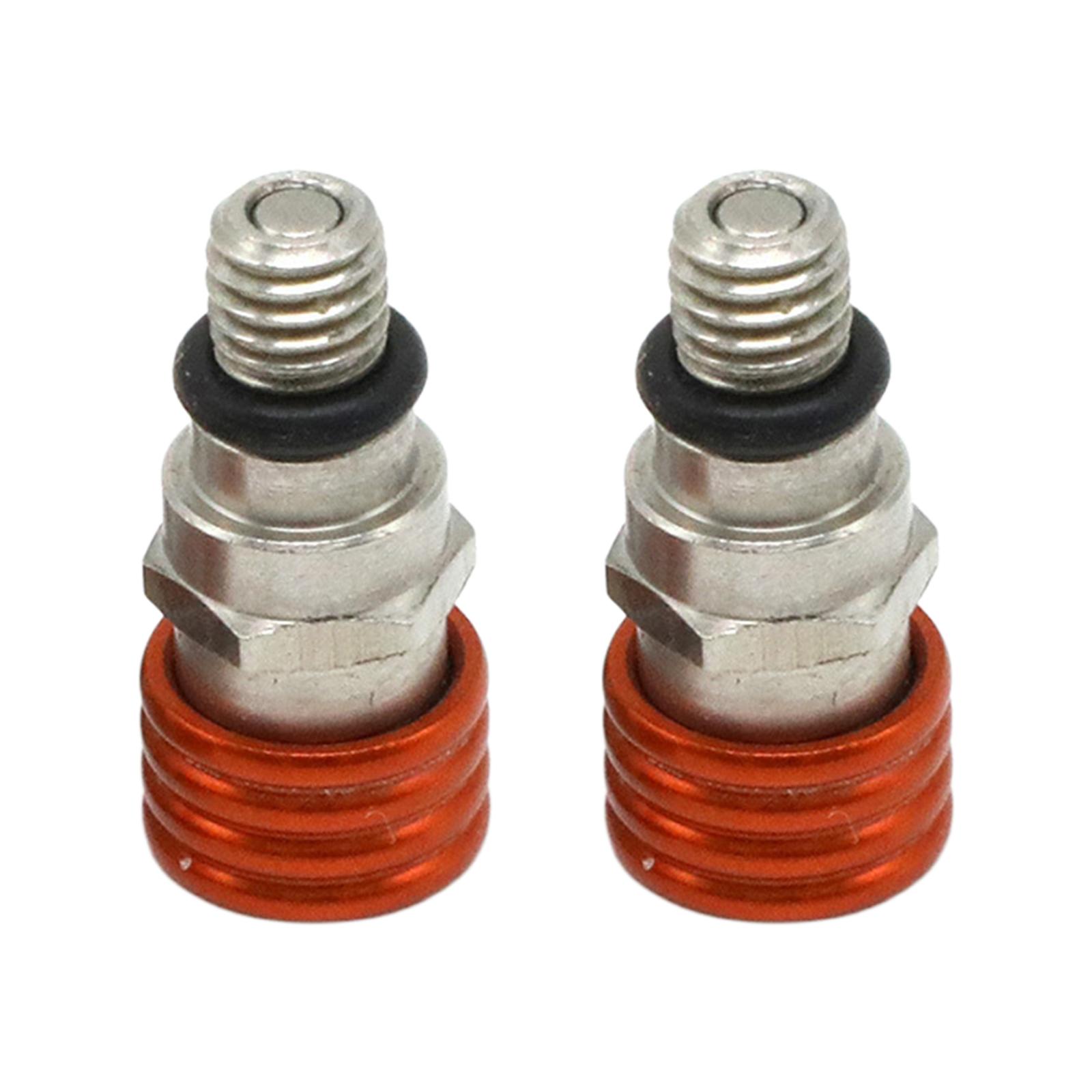 2x M5 0.8mm Fork Air Bleeder Valve for Motorbike Direct Replaces Accessory Durable Spare Parts