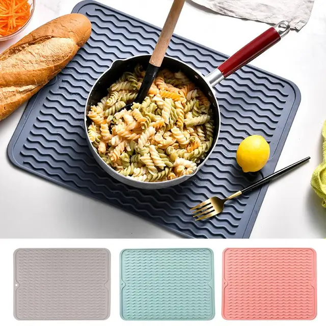 Dishes Kitchen Tools Multifunctional Waterproof Drain Pad Silicone