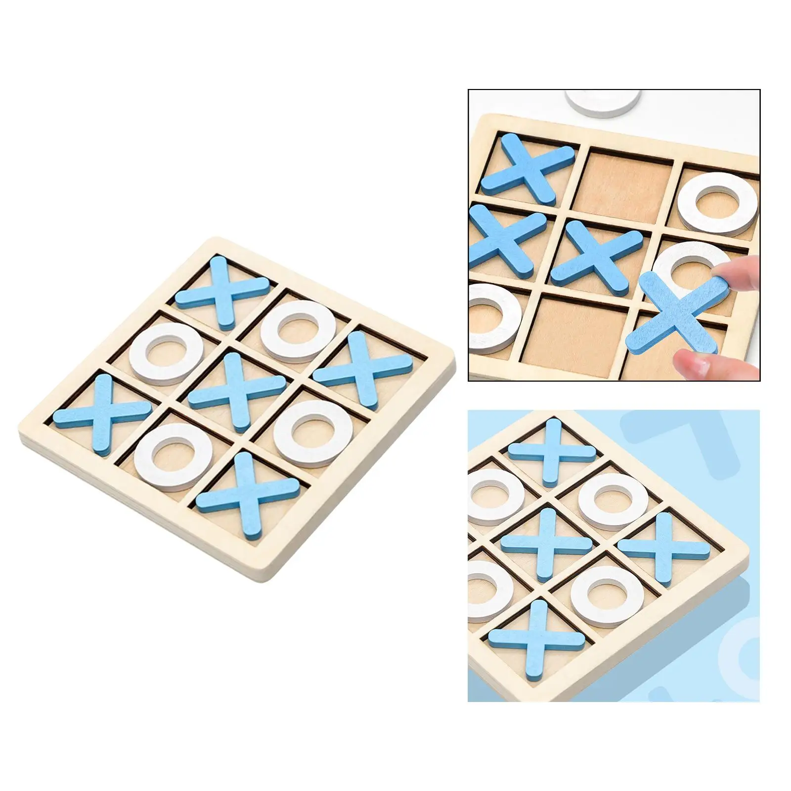 Wooden Chess Board Game Educational Toys Puzzle Game for Outdoor Backyard Entertainment Party Indoor Holiday Gifts