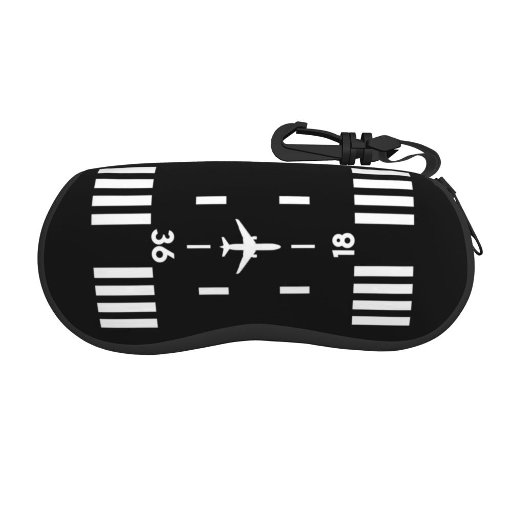 Custom Born To Fly Captain Stripes Sunglasses Soft Case Neoprene Zipper Pilot Air Fighter Shell Eyeglass Case Protective Box