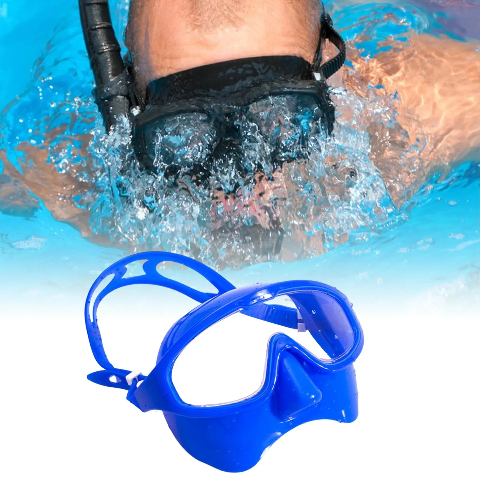 Scuba Diving Mask Anti Fog Pool Flexible Eyewear Accessories Snorkel Goggles