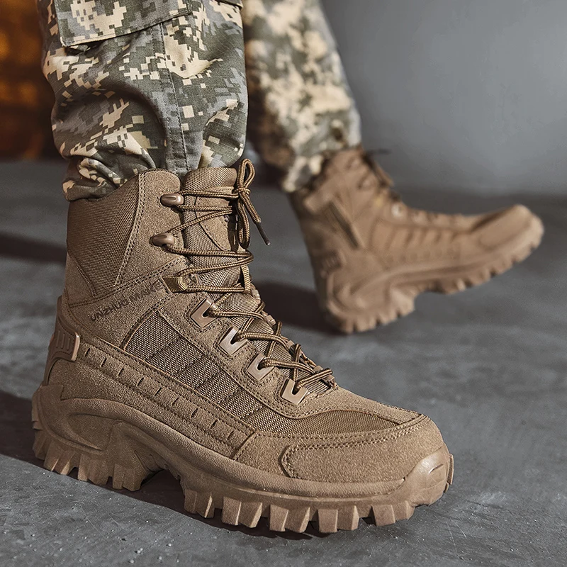 Military Desert Combat Ankle Boot for Men - true deals club