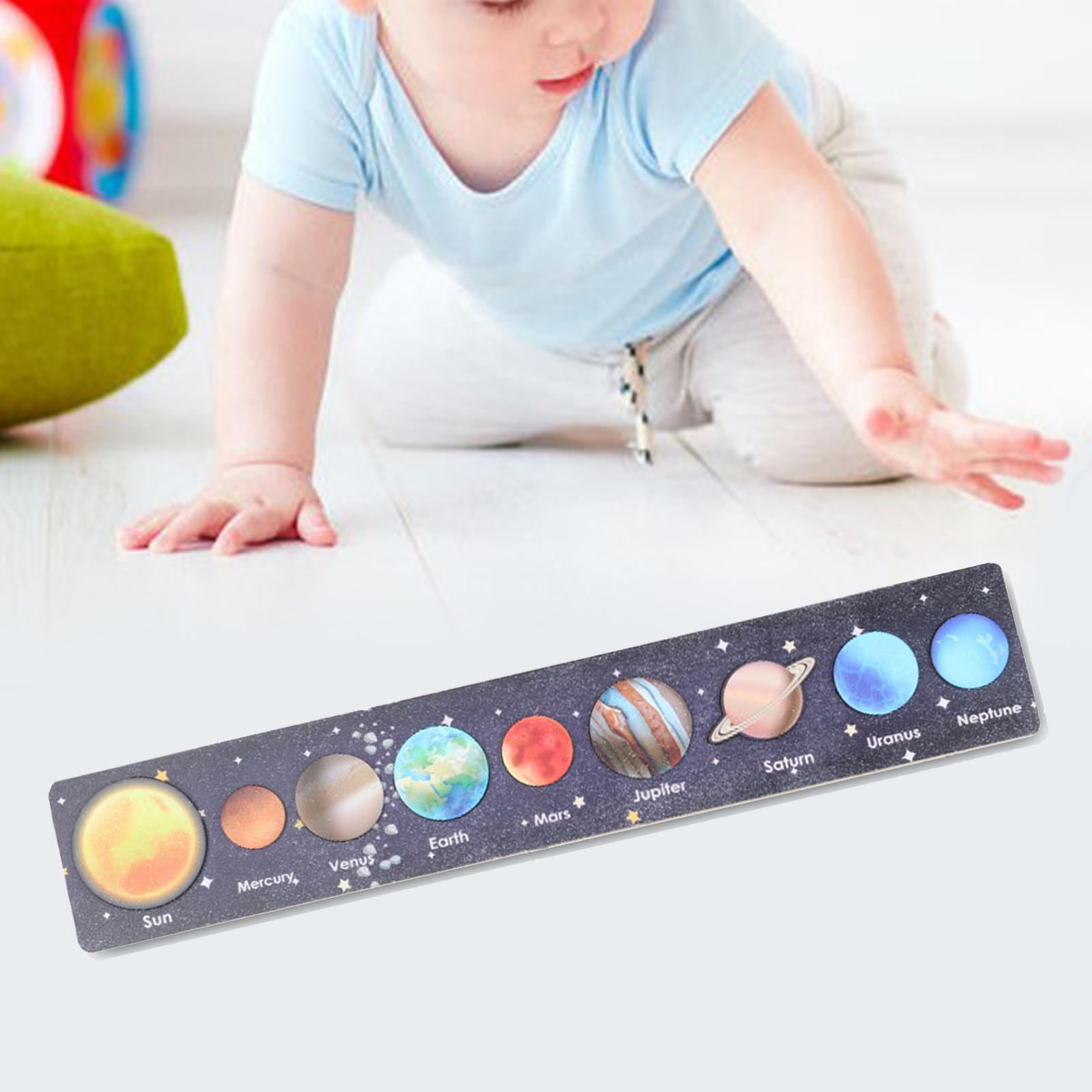 Solar System Montessori Puzzles Educational Toy Learning Bright Colors for Kids Toy