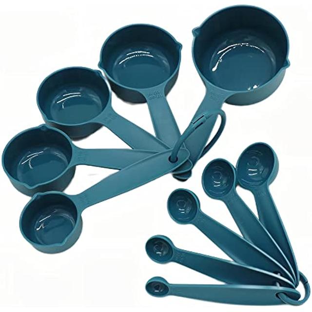 Measuring Cups Spoons Baking  Plastic Measuring Cups Spoon Set - Plastic  Measuring - Aliexpress