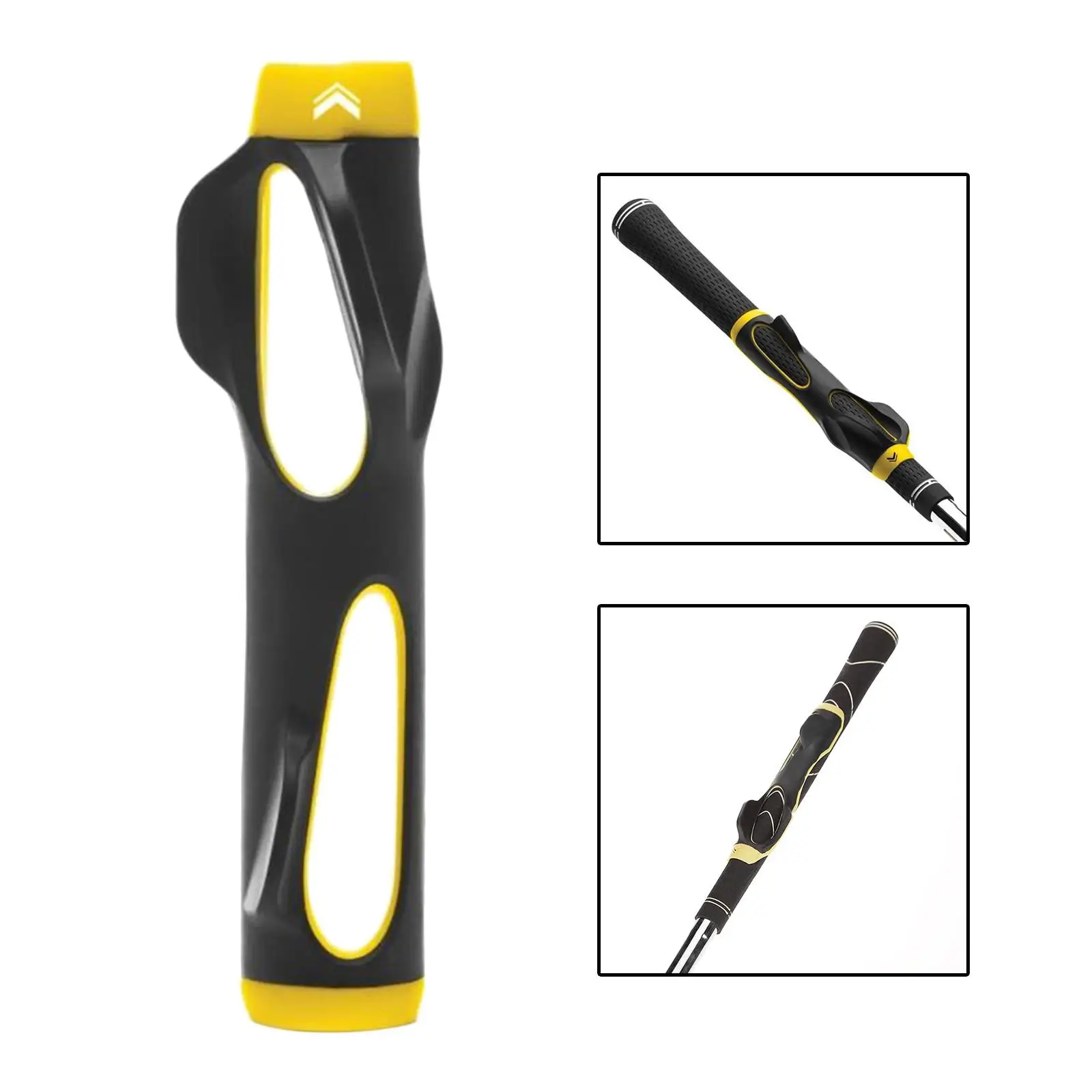 Portable Golf Swing Training Grip Auxiliary Corrector Golf Swing Trainer Tool for Exercise Indoor Outdoor Golf Club Equipment