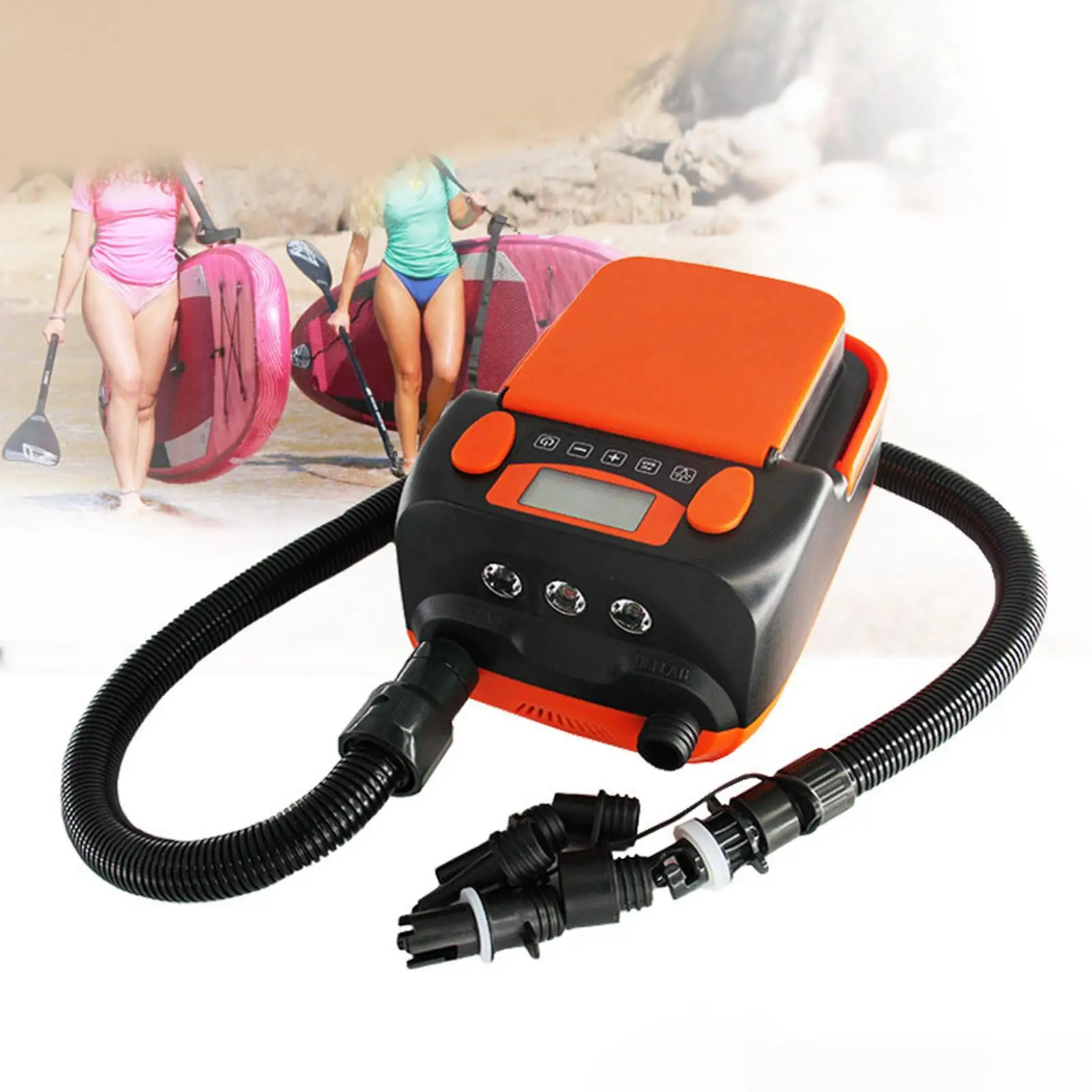 Rechargeable 6000mAH Deflatable Inflatable Pump DC12V Electric Air Pump for Paddle Board Air Boat Kayak
