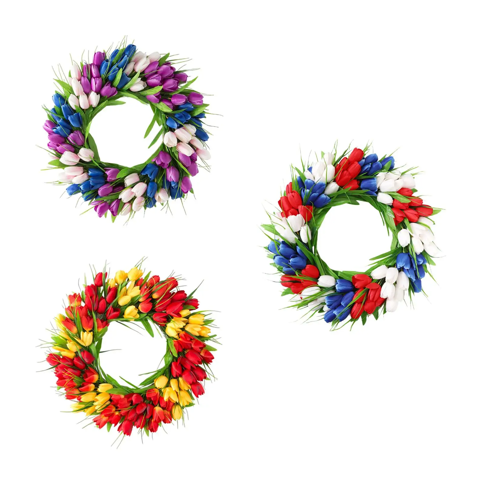Artificial Spring  Door Wreath Gift for Celebration window Valentines Day