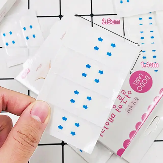 40Pcs Korean V-Shape Face Facial Label Lift Up Fast Maker Chin Adhesive  Tape A++