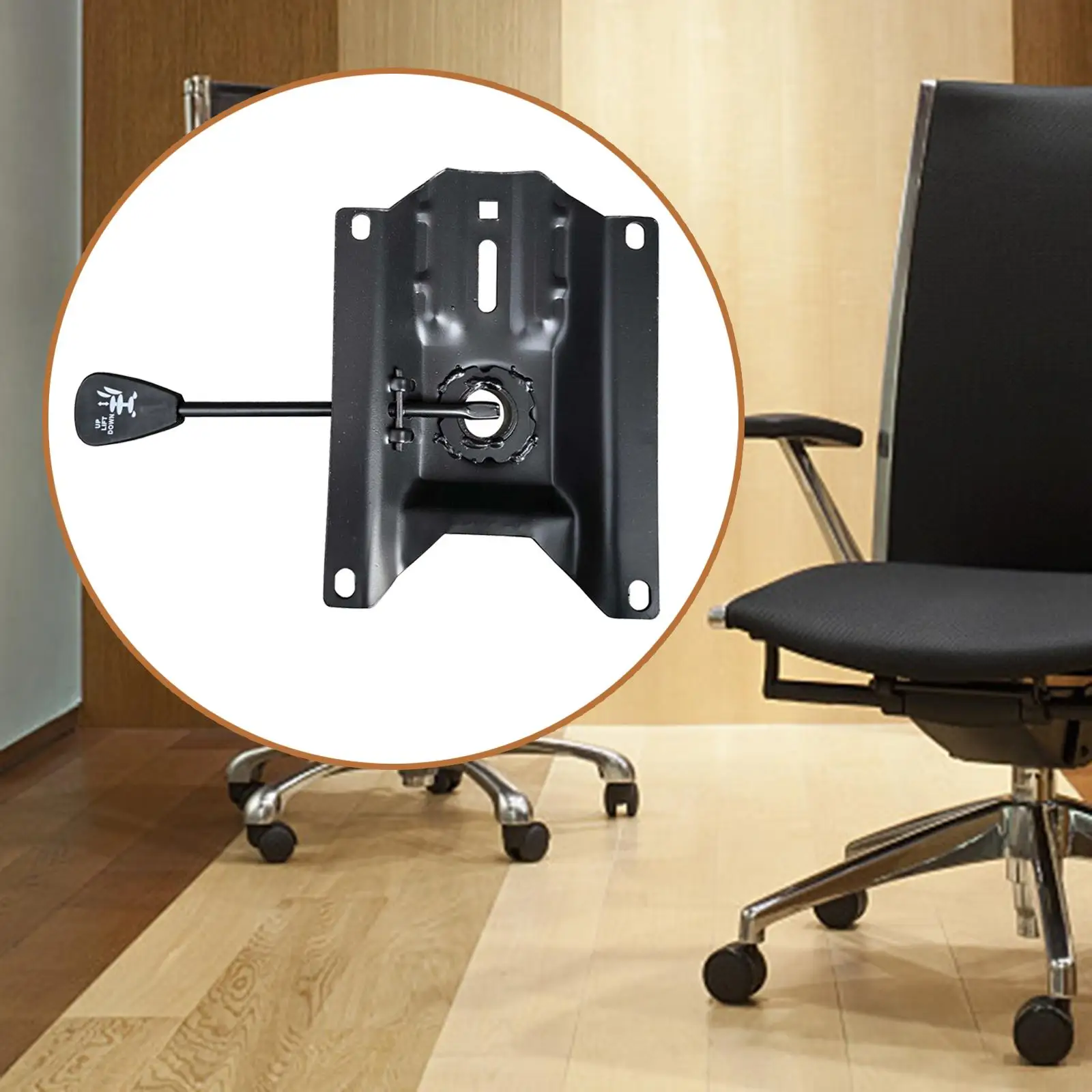 Tilt Control and Gas Lift Adjustable Replacing Swivel Chair Bottom Plate Base task Chair Desk Chair Furniture Gaming Chair