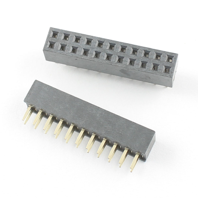 10-Pin Header 10 Pcs Gold Plated 1.27mm Pitch Male 2x5 Pin 10 Pin ...