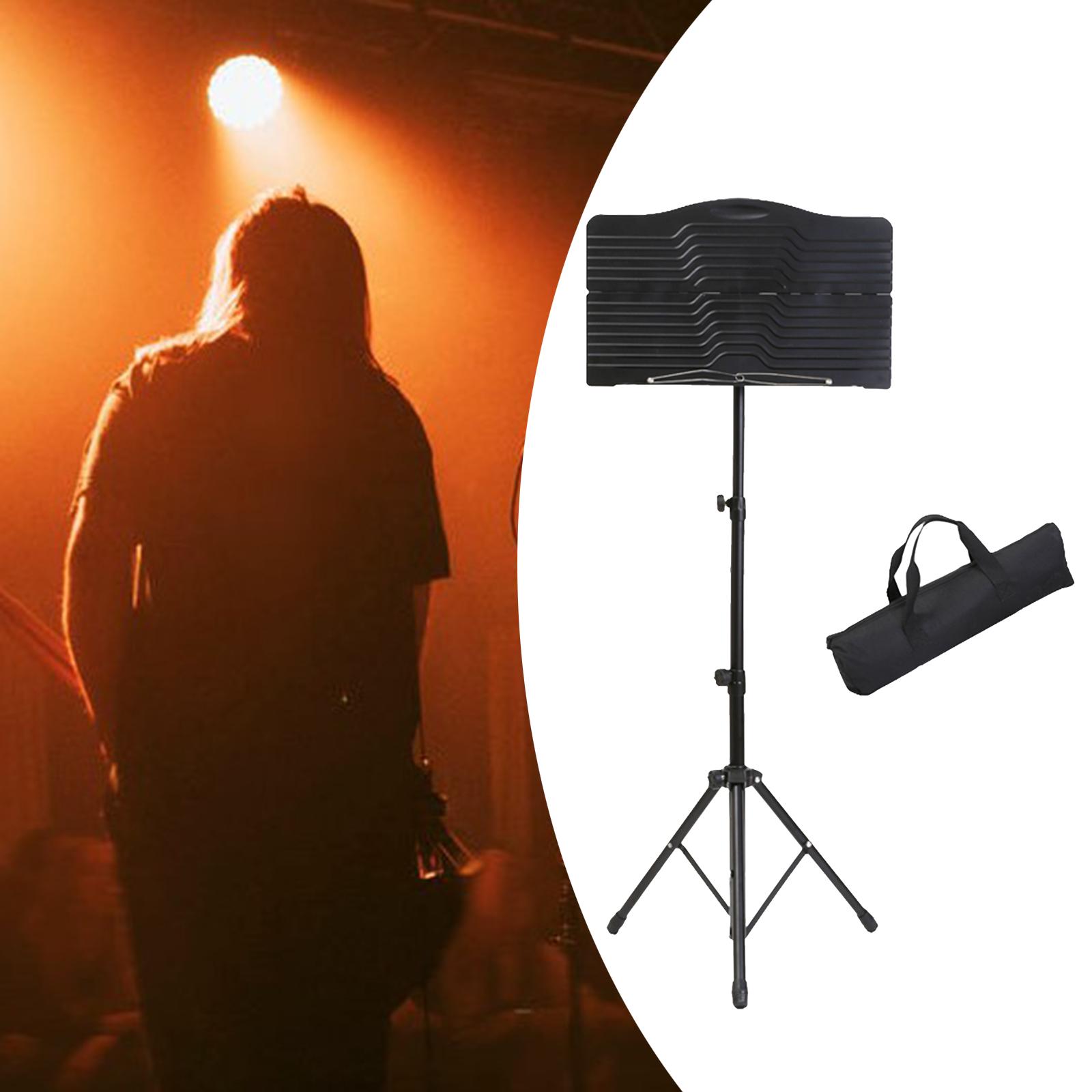 Lifting Sheet Music Stand Portable Light Weight Metal Professional Large Spectrum Rack for Ukuleles Guitar Guitar Accessories