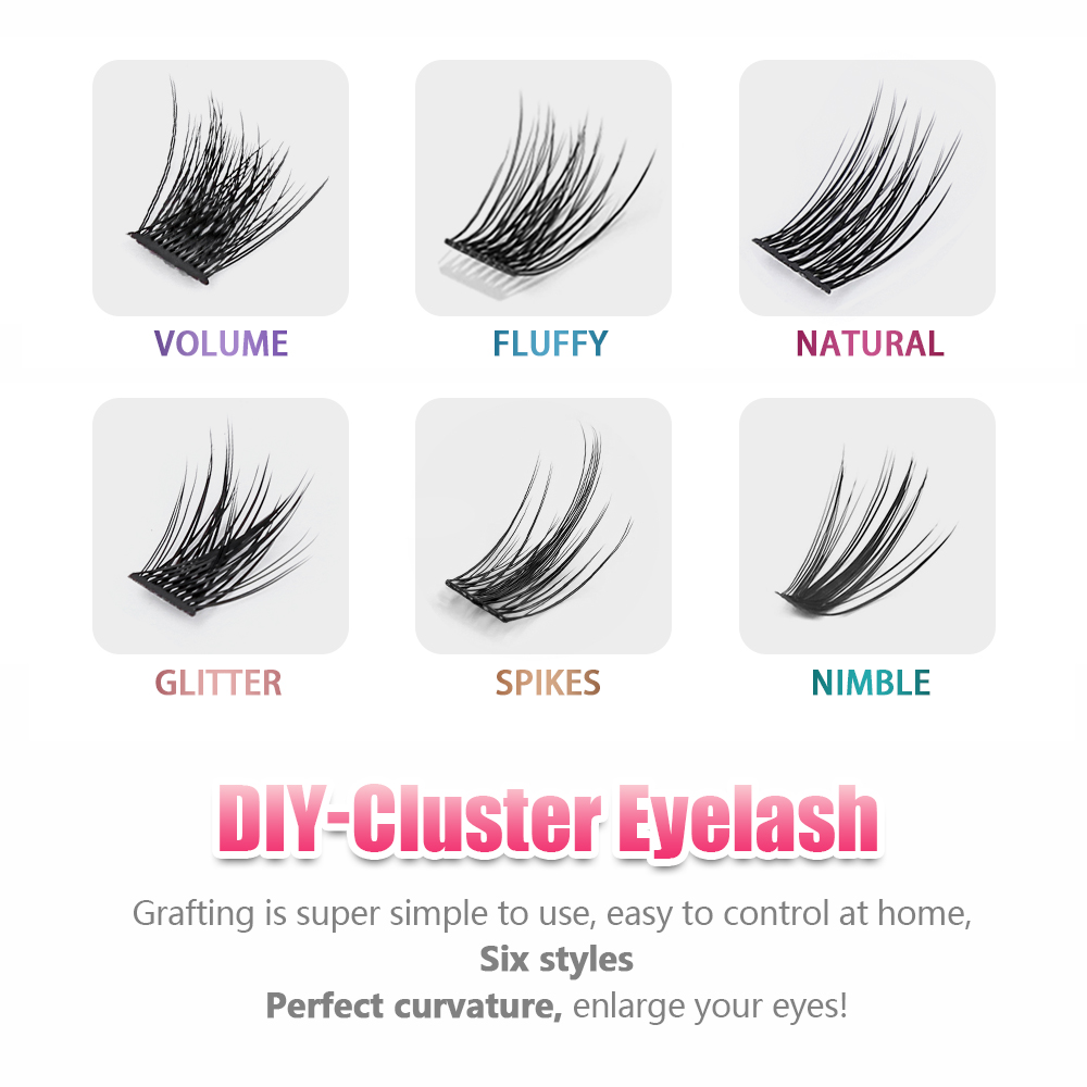 Best of MASSCAKU Heat Bonded Cluster Lashes Beauty Cilia Soft Ribbon Strip Eyelashes Extensions Custom Packaging False Eyelash Reviews & Tips - Image 2