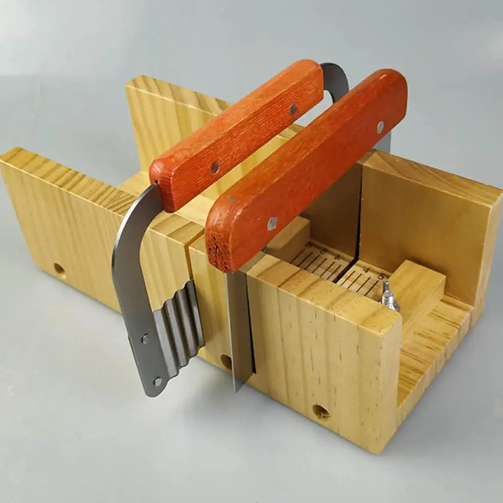 Practical Adjustable Beech Wooden Soap Cutter Planer DIY   with Soap Beveler/Planer Set for Cutting Trimming