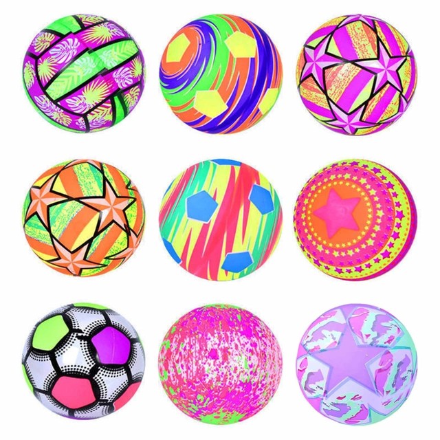 Big Size 55MM Luminous Bouncy Ball For Kids Boys Girls Children